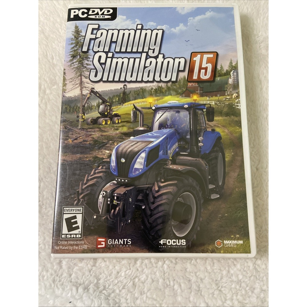 Farming Simulator‎ 15 (PC, 2014) Complete CIB Manual Poster